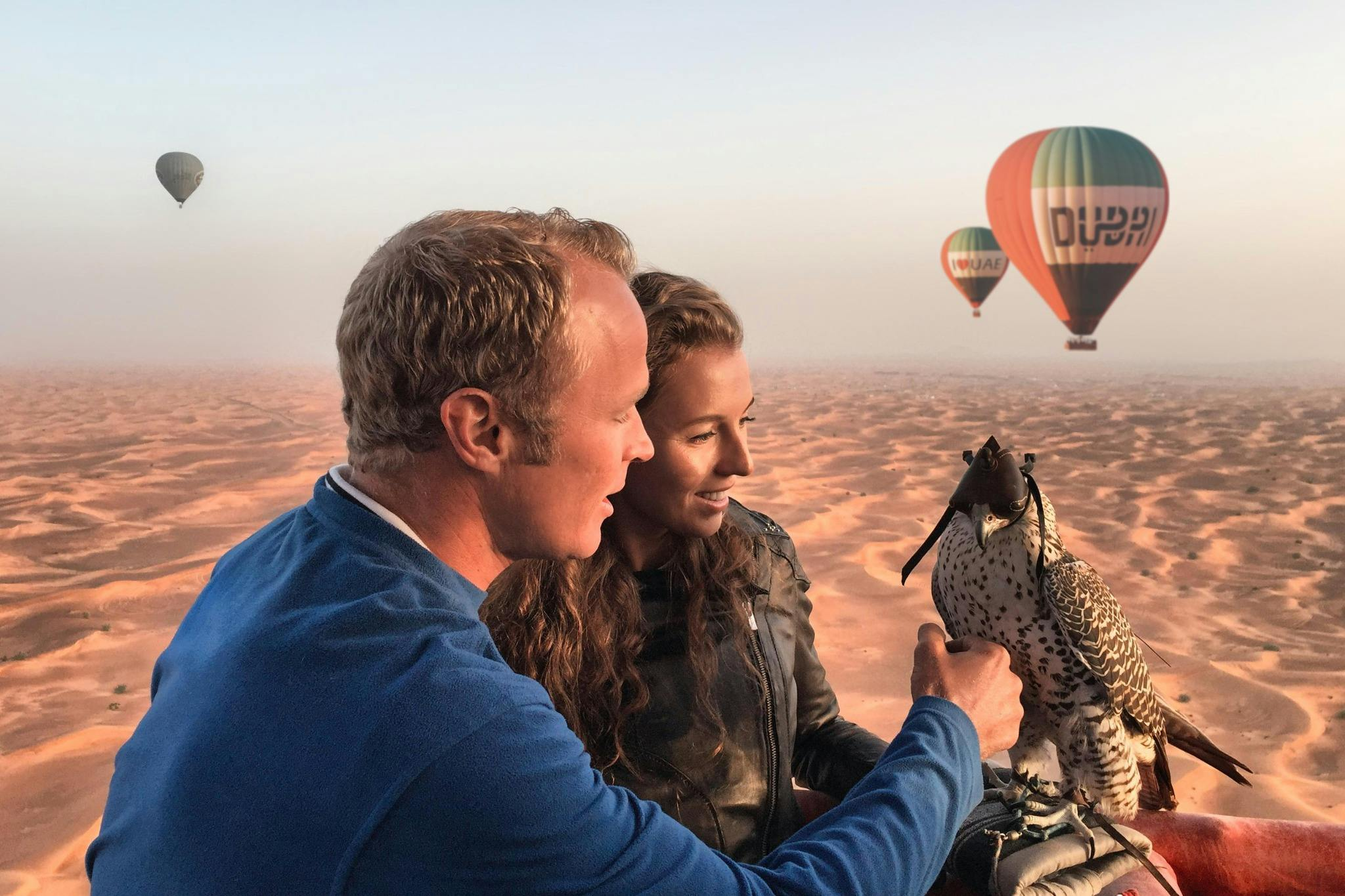 Dubai: Sunrise Hot Air Balloon Flight + Transfers + Breakfast + Camel Ride - Photo 1 of 12